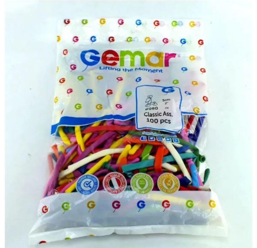 100 LÜ KARIŞIK RENKTE BALON.19CMX7.. 9A BALON