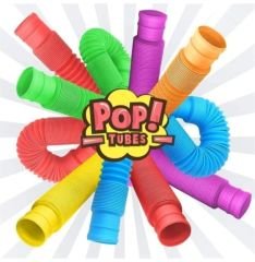 5 ADET POP TUBE STRES GİDERİCİ POPİT FİNGET EĞİTİCİ OYUNCAK