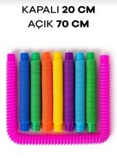 5 ADET POP TUBE STRES GİDERİCİ POPİT FİNGET EĞİTİCİ OYUNCAK