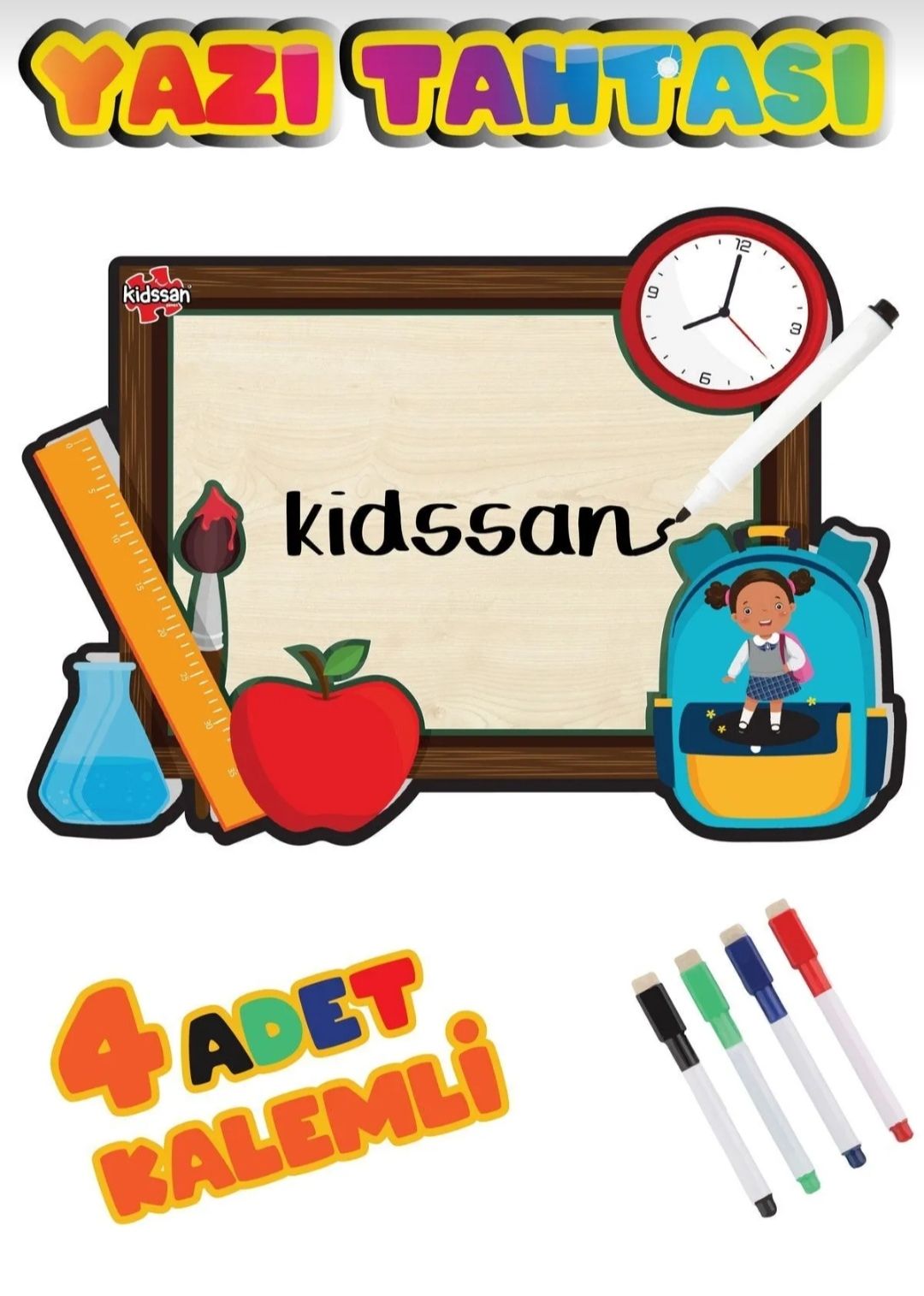 SÜPER ŞEKİLLİ YAZI TAHTASI YÜKSEK KALİTELİ MUKAVVA