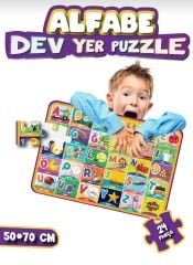 DEV YER PUZZLE ALFABE 24 PARÇA 50*70cm