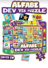 DEV YER PUZZLE ALFABE 24 PARÇA 50*70cm